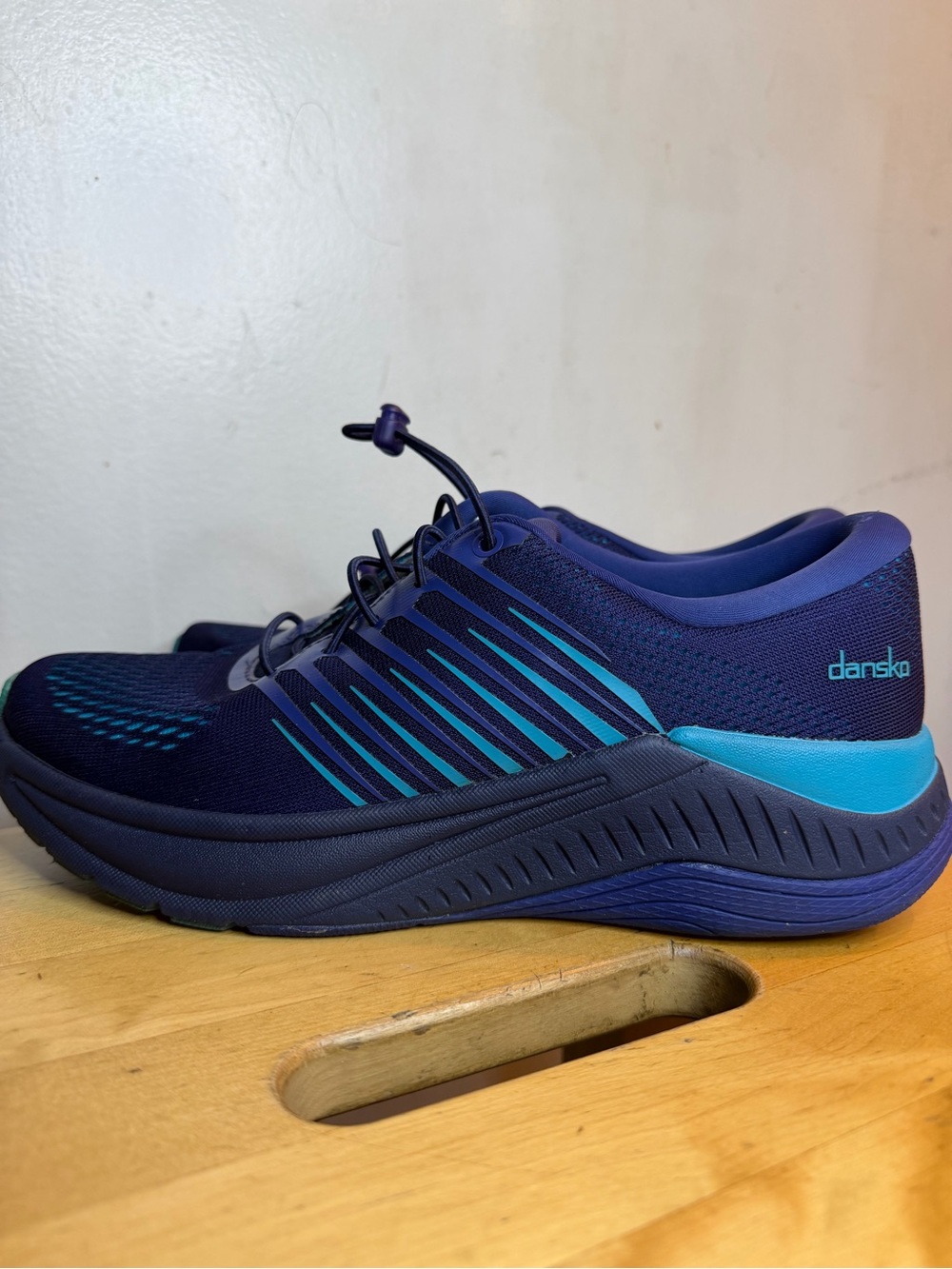 Dansko Stability Walking Sneakers Navy Blue Arch Support Shoes Size 39